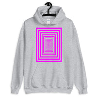 Infinity Magenta Unisex Hoodie Descent Abyssinian Kiosk Fashion Cotton Apparel Clothing Gildan Original Art