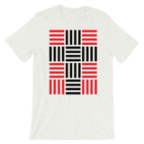 4 Lines Black Cross Red Unisex T-Shirt Abyssinian Kiosk Christian Bella Canvas Original Art Fashion Cotton Apparel Clothing