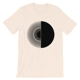 Black Half Star Half Circle Unisex T-Shirt Abyssinian Kiosk Fashion Cotton Apparel Clothing Bella Canvas Original Art
