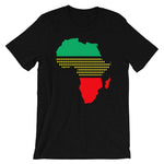 Africa GYR Middle Dots Unisex T-Shirt Abyssinian Kiosk Fashion Cotton Apparel Clothing Bella Canvas Original Art Green Yellow Red Ethiopia Ethiopian Flag