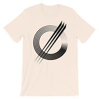 Black Circles & Strikes Unisex T-Shirt Abyssinian Kiosk Fashion Cotton Apparel Clothing Bella Canvas Original Art
