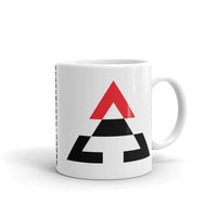 Pyramid Black Bottom Red Top Kaffa Mug