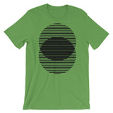 Black Lined Circles Unisex T-Shirt Abyssinian Kiosk Joining Circles Fashion Cotton Apparel Clothing Bella Canvas Original Art