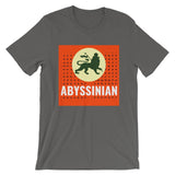 Abyssinian Logo White Letters Unisex T-Shirt Ethiopian Lion of Judah Abyssinian Kiosk Abyssinia Ethiopia