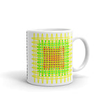 Yellow Green Red Ellipses Kaffa Mug