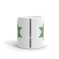 Black Boxes Psychedelic Star of David Kaffa Mug