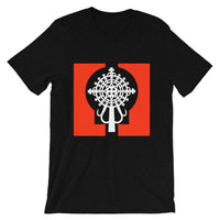 White Cross Red Keyhole Unisex T-Shirt Ethiopian Coptic Orthodox Abyssinian Kiosk Christian