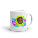 Cyan & Magenta Angel Kaffa Mug