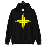 Plain Yellow Zia Sun Cross Unisex Hoodie Abyssinian Kiosk Fashion Cotton Apparel Clothing Gildan Original Art