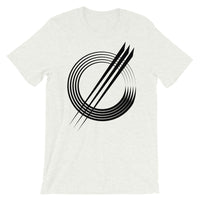 Black Circles & Strikes Unisex T-Shirt Abyssinian Kiosk Fashion Cotton Apparel Clothing Bella Canvas Original Art