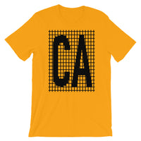 Black Grid CA Unisex T-Shirt