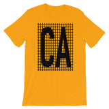 Black Grid CA Unisex T-Shirt
