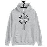 Circle Top Black Hollow Cross Unisex Hoodie Abyssinian Kiosk Ethiopian Coptic Orthodox Tewahedo Christian Gildan Original Art Fashion Cotton Apparel Clothing
