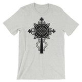 Plain Black #10 Cross Unisex T-Shirt Abyssinian Kiosk Ethiopian Coptic Orthodox Tewahedo Christian Bella Canvas Original Art Fashion Cotton Apparel Clothing