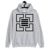 Black Corners & 4 Lines Unisex Hoodie Abyssinian Kiosk Fashion Cotton Apparel Clothing Gildan Original Art
