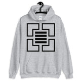 Black Corners & 4 Lines Unisex Hoodie Abyssinian Kiosk Fashion Cotton Apparel Clothing Gildan Original Art