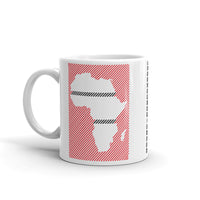 Africa Diagonal Lines Red Black Kaffa Mug