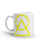 Yellow Circle Triangle Kaffa Mug