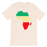 Africa GYR Middle Dots Unisex T-Shirt Abyssinian Kiosk Fashion Cotton Apparel Clothing Bella Canvas Original Art Green Yellow Red Ethiopia Ethiopian Flag