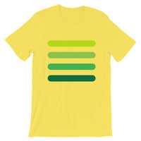 4 Green Bars Unisex T-Shirt Abyssinian Kiosk Lines Fashion Cotton Apparel Clothing Bella Canvas Original Art