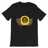GYR Angel Unisex T-Shirt Traditional Ethiopian with Feathers and Wings Abyssinian Kiosk Green Yellow Red Bella Canvas Bella Canvas Original Art Abyssinian Kiosk Fashion Cotton Apparel Clothing