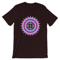 Psychedelic #14 Black Cross Unisex T-Shirt Trip Trippy Colorful Abyssinian Kiosk Ethiopian Coptic Orthodox Christian Bella Canvas Original Art Fashion Cotton Apparel Clothing