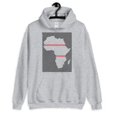 Africa Diagonal Lines Black Red Unisex Hoodie Abyssinian Kiosk Fashion Cotton Apparel Clothing Gildan Original Art