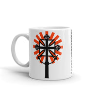 Black Cross Red Rays Coffee Mug Ethiopian Coptic Orthodox Abyssinian Kiosk Christian