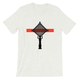 Black Cross Red Bar Unisex T-Shirt Ethiopian Coptic Orthodox Abyssinian Kiosk Christian