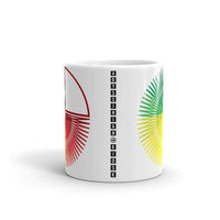 Green to Yellow to Red Star Kaffa Mug