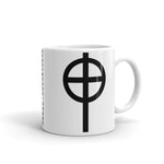 Circle Top Black Cross Kaffa Mug