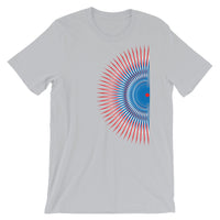Red White Blue Half Star Unisex T-Shirt Abyssinian Kiosk Fashion Cotton Apparel Clothing Bella Canvas Original Art