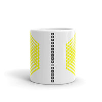 Yellow Cube Illusion Kaffa Mug