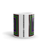 Colored Boxes Black Outlines Kaffa Mug