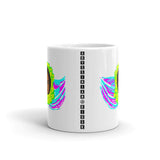 Cyan & Magenta Angel Kaffa Mug