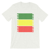 Slanted Green Yellow Red Unisex T-Shirt Ethiopian Flag Abyssinian Kiosk Abyssinia Ethiopia