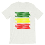 Slanted Green Yellow Red Unisex T-Shirt Ethiopian Flag Abyssinian Kiosk Abyssinia Ethiopia