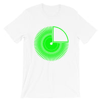 1/4 Hollow Green Star Unisex T-Shirt Abyssinian Kiosk Fashion Cotton Apparel Clothing Bella Canvas Original Art