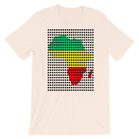Black Squares GYR Africa Unisex T-Shirt Abyssinian Kiosk Green Yellow Red Ethiopian Map African Fashion Cotton Apparel Clothing Bella Canvas Original Art