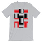 4 Lines Black Cross Red Unisex T-Shirt Abyssinian Kiosk Christian Bella Canvas Original Art Fashion Cotton Apparel Clothing