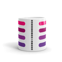 4 Pink to Purple Bars Kaffa Mug