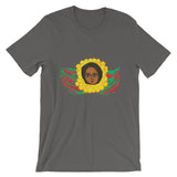 GYR Angel Unisex T-Shirt Traditional Ethiopian with Feathers and Wings Abyssinian Kiosk Green Yellow Red Bella Canvas Bella Canvas Original Art Abyssinian Kiosk Fashion Cotton Apparel Clothing