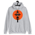 Black Cross Red Orange Circle Unisex Hoodie Abyssinian Kiosk Ethiopian Coptic Orthodox Tewahedo Christian Gildan Original Art Fashion Cotton Apparel Clothing