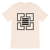Black Corners & 4 Lines Unisex T-Shirt Abyssinian Kiosk Fashion Cotton Apparel Clothing Bella Canvas Original Art