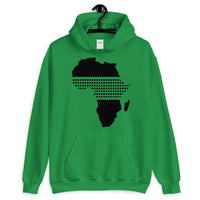 Africa Black Middle Dots Unisex Hoodie Abyssinian Kiosk Fashion Cotton Apparel Clothing Gildan Original Art