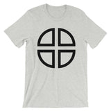 Between the Lines Cross Black Unisex T-Shirt Abyssinian Kiosk Ethiopian Coptic Orthodox Tewahedo Christian Bella Canvas Original Art Fashion Cotton Apparel Clothing