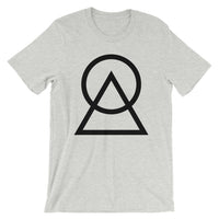 Black Circle Triangle Unisex T-Shirt Abyssinian Kiosk Harmonious Meeting Fashion Cotton Apparel Clothing Bella Canvas Original Art