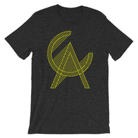 Connected Yellow CA Unisex T-Shirt California State America USBella Canvas Original Art Abyssinian Kiosk Fashion Cotton Apparel Clothing