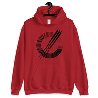 Black Circles & Strikes Unisex Hoodie Abyssinian Kiosk Fashion Cotton Apparel Clothing Gildan Original Art