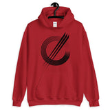 Black Circles & Strikes Unisex Hoodie Abyssinian Kiosk Fashion Cotton Apparel Clothing Gildan Original Art